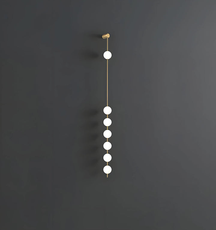 Vertical Balls Wall Lamp