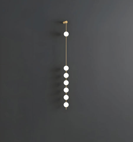 Vertical Balls Wall Lamp