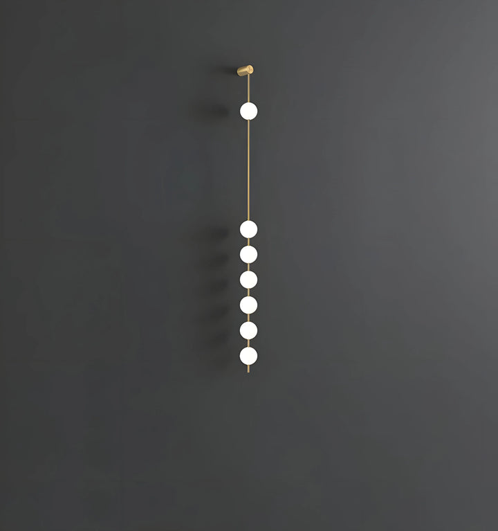 Vertical Balls Wall Lamp