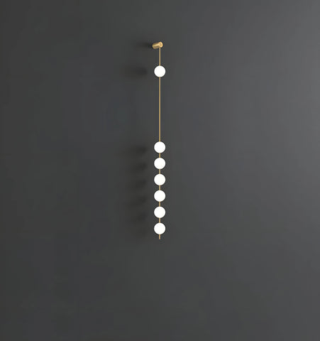 Vertical Balls Wall Lamp