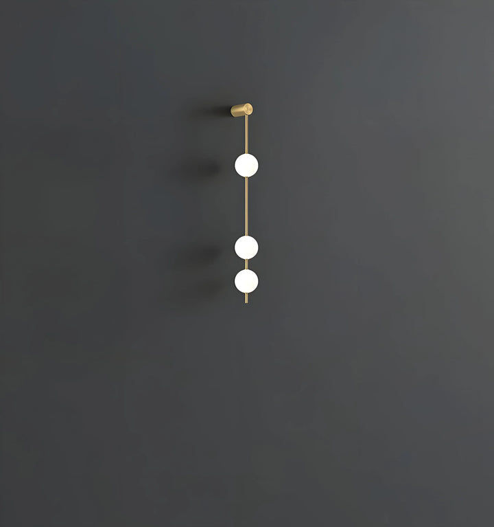 Vertical Balls Wall Lamp