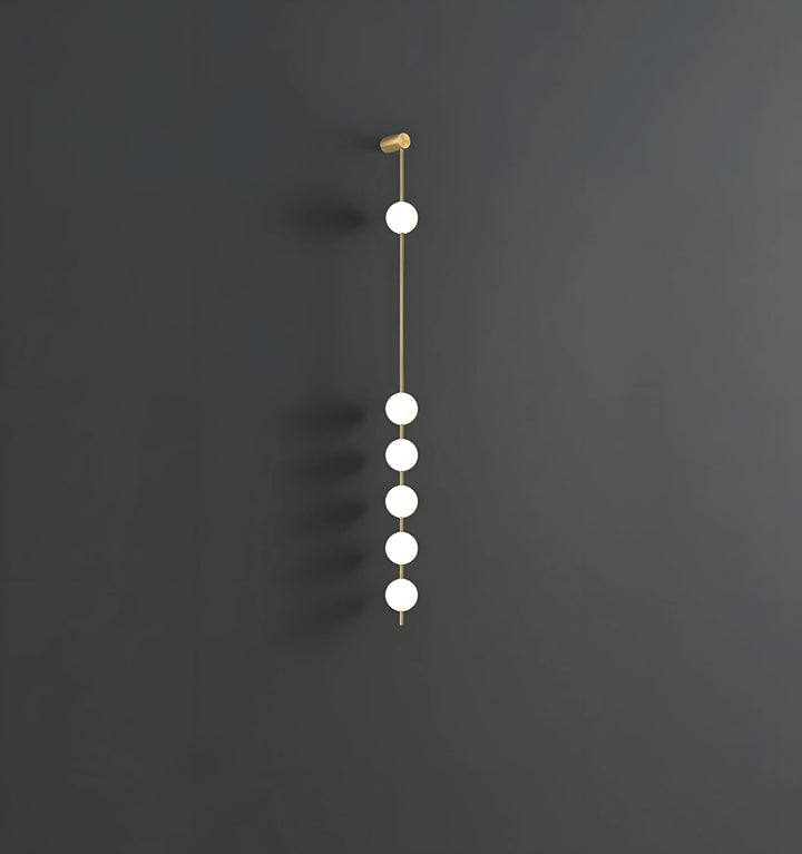 Vertical Balls Wall Lamp