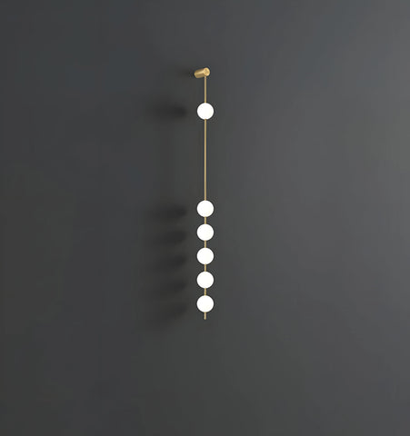 Vertical Balls Wall Lamp