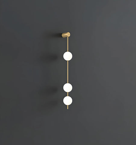 Vertical Balls Wall Lamp