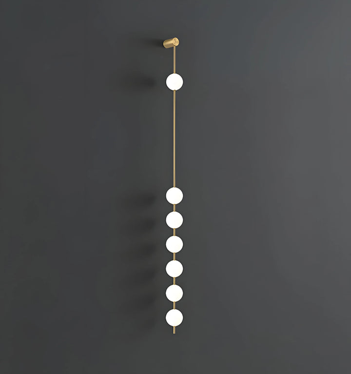 Vertical Balls Wall Lamp