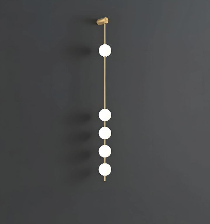 Vertical Balls Wall Lamp