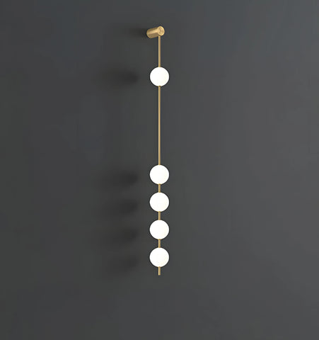 Vertical Balls Wall Lamp