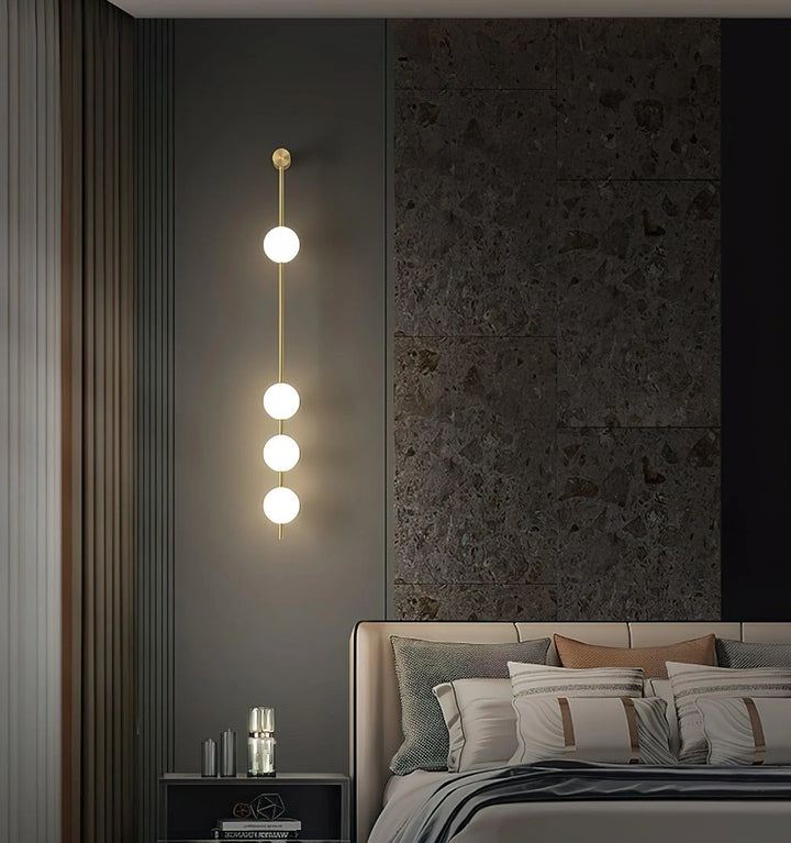 Vertical Balls Wall Lamp