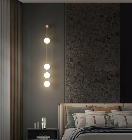 Vertical Balls Wall Lamp