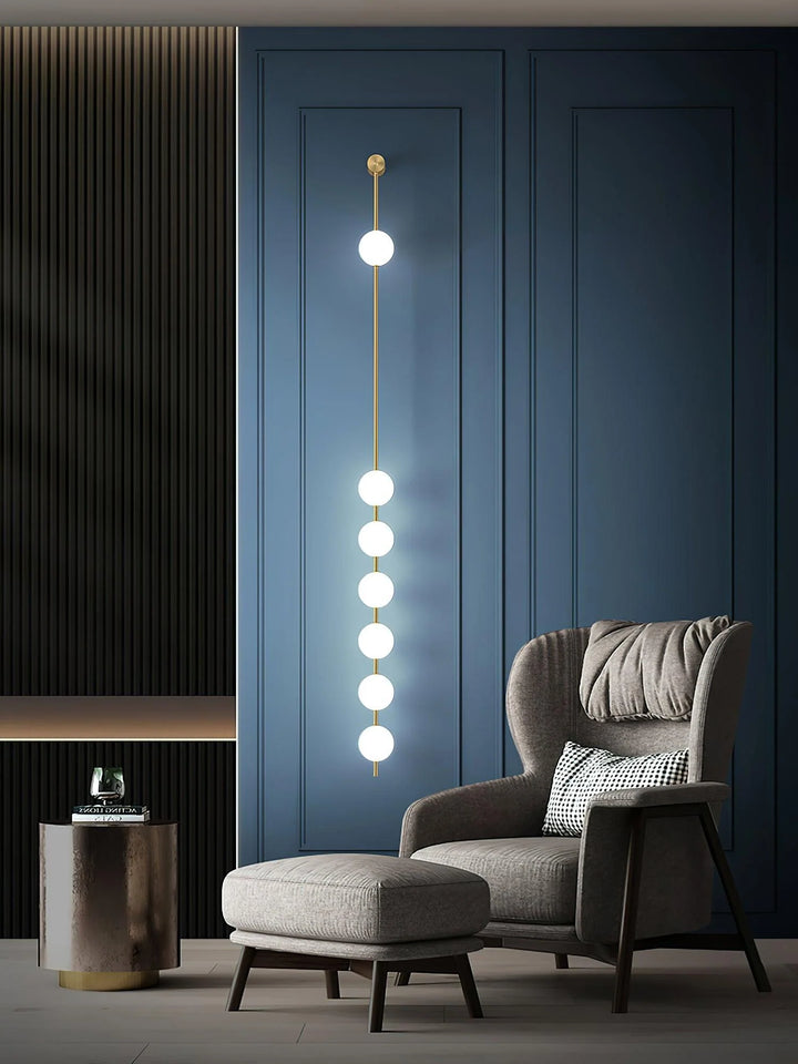 Vertical Balls Wall Lamp