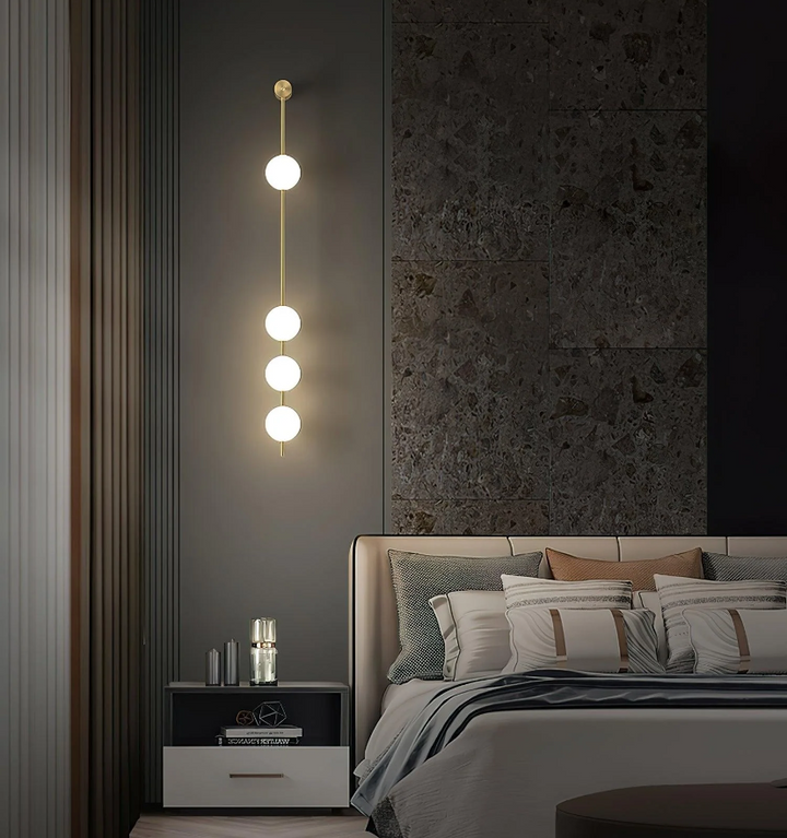 Vertical Balls Wall Lamp