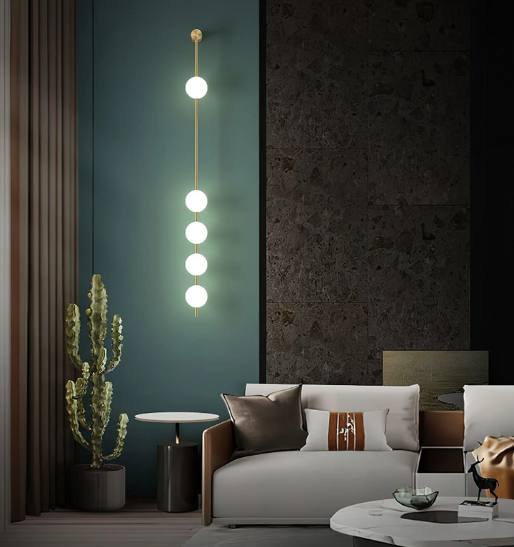 Vertical Balls Wall Lamp