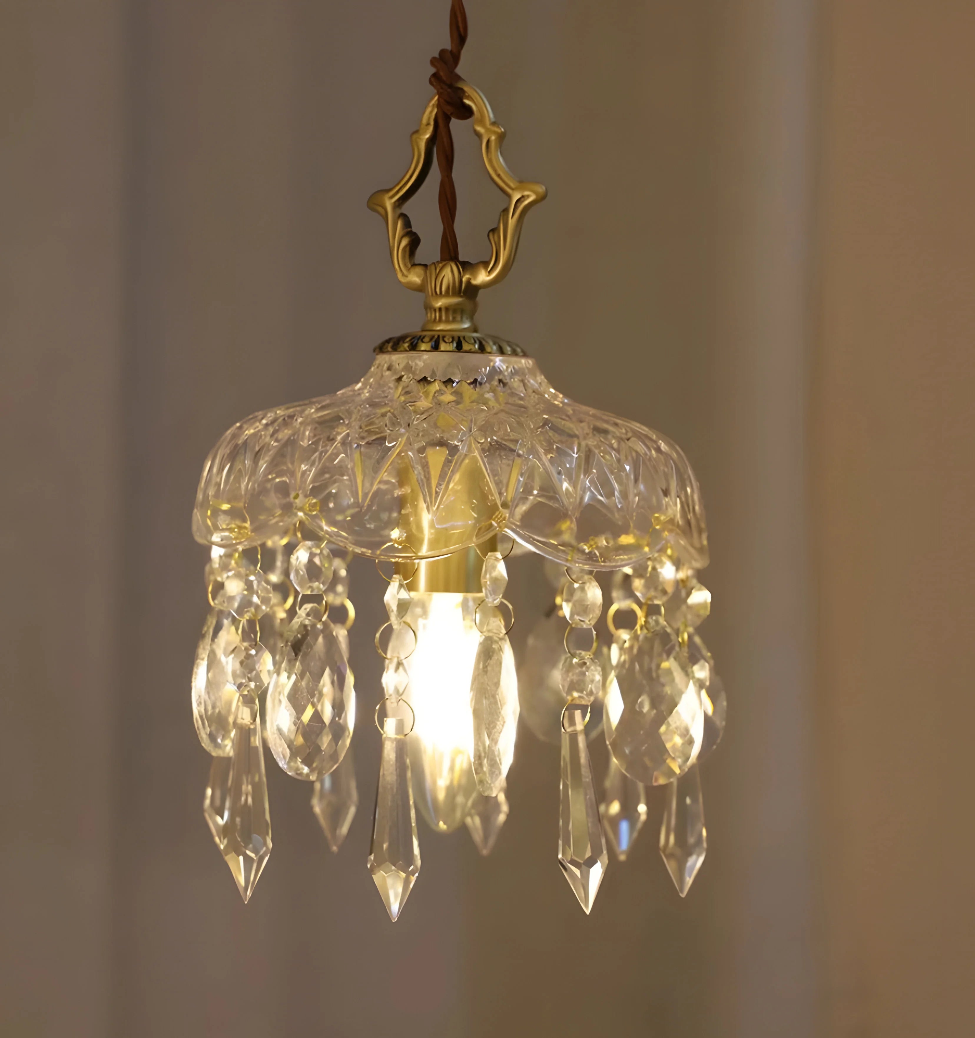 VINTAGE BOWL SHADE PENDANT LIGHT