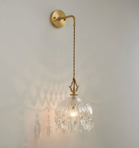 VINTAGE BOWL SHADE WALL LAMP