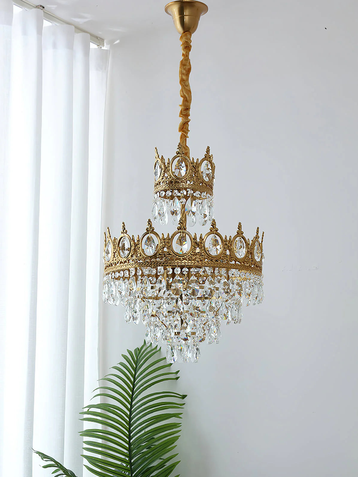 Vintage Crystal Chandelier