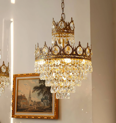 Vintage Crystal Chandelier