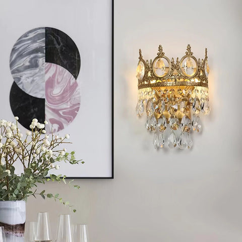 Vintage Crystal Wall lamp