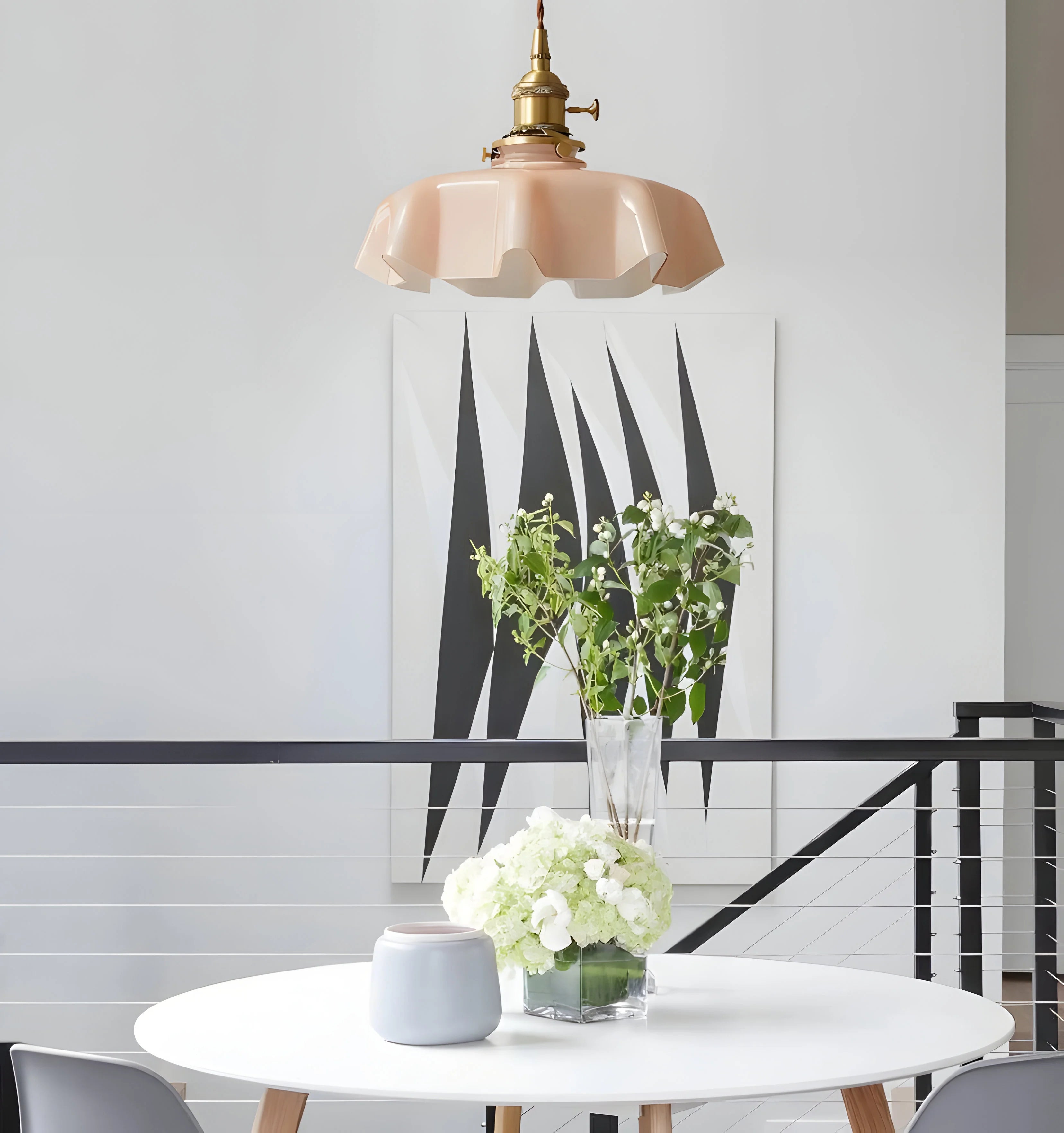 VINTAGE FLORAL PENDANT LIGHT