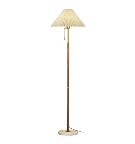 Vintage Pleated Floor Lamp