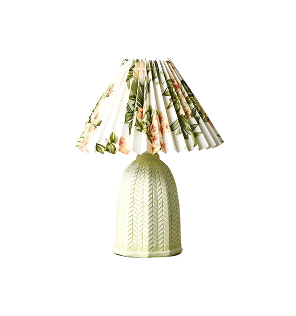 Vintage Pleated Table Lamp