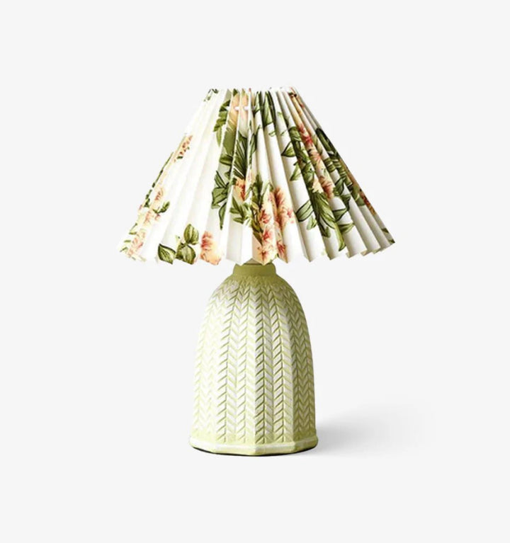 Vintage Pleated Table Lamp