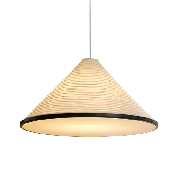 Washi Paper Cone Pendant Lamp