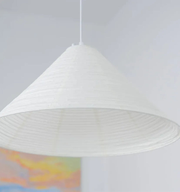 Washi Paper Cone Pendant Lamp