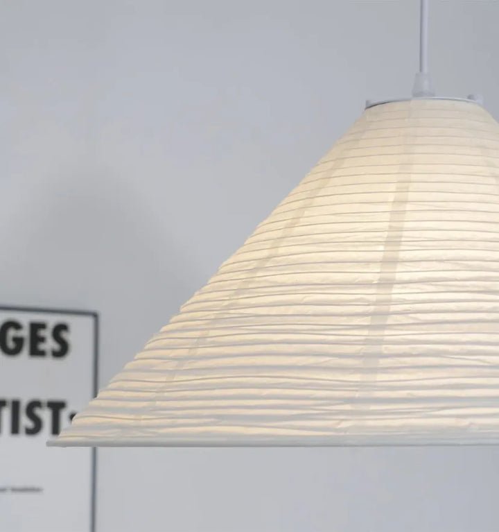 Washi Paper Cone Pendant Lamp