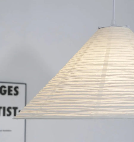 Washi Paper Cone Pendant Lamp
