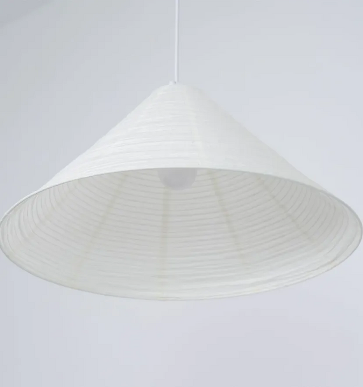 Washi Paper Cone Pendant Lamp