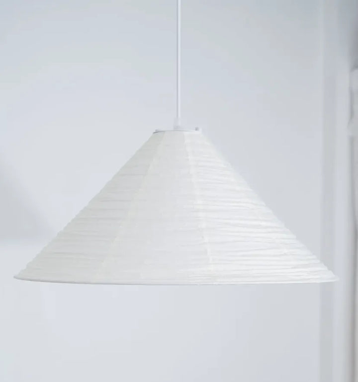 Washi Paper Cone Pendant Lamp