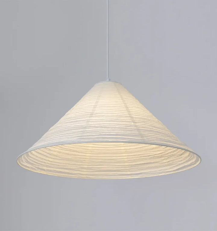 Washi Paper Cone Pendant Lamp