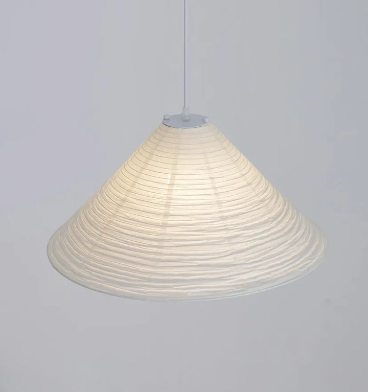 Washi Paper Cone Pendant Lamp