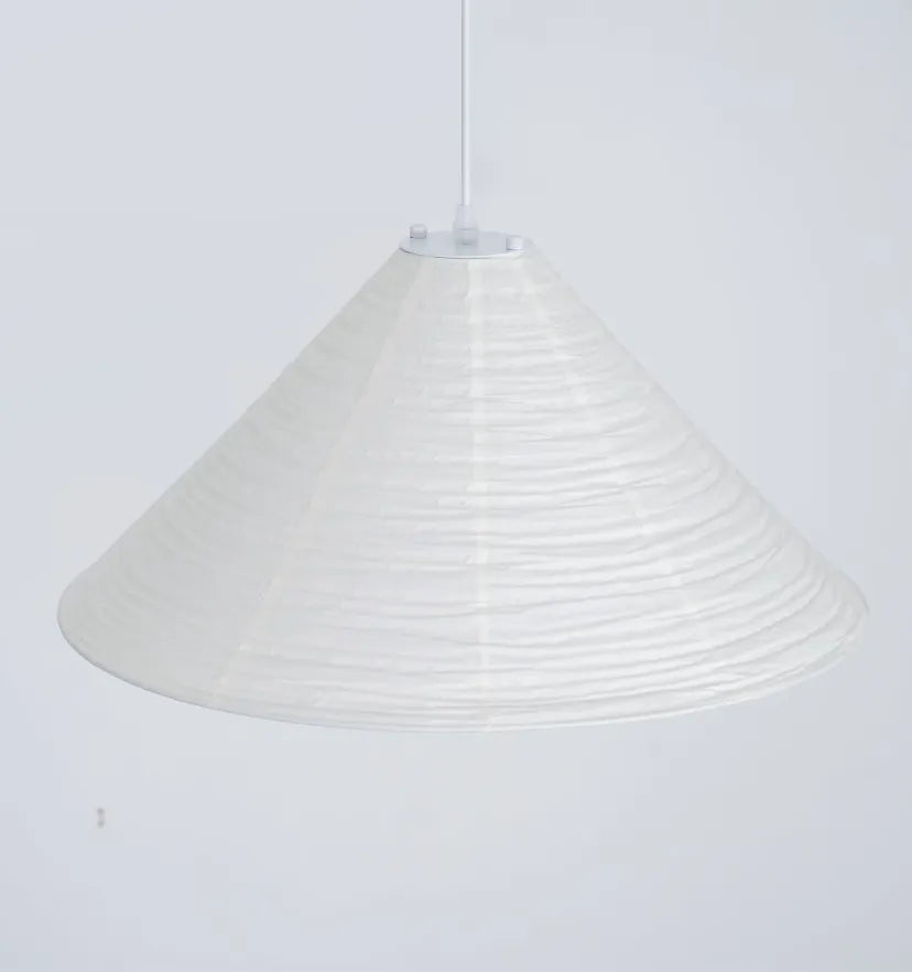 Washi Paper Cone Pendant Lamp