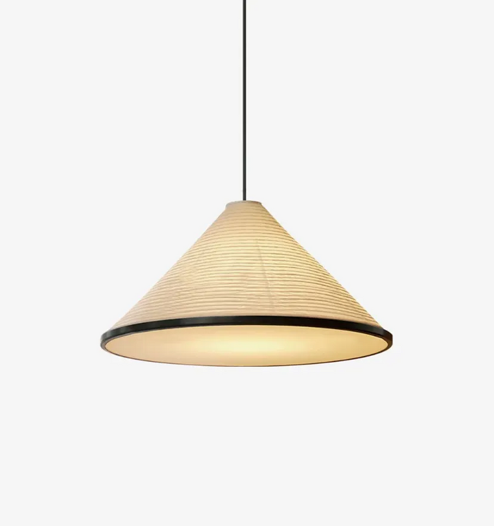 Washi Paper Cone Pendant Lamp