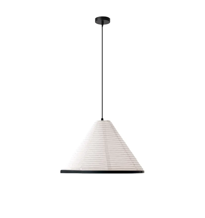 Washi Paper Cone Pendant Lamp