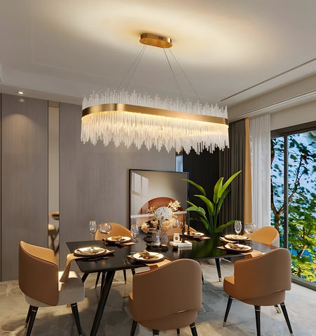 Wilmer Crown Crystal Chandelier