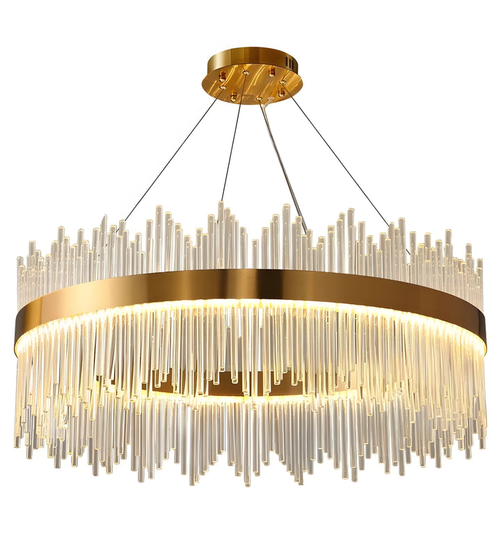 LUXURY WILMER CROWN CRYSTAL CHANDELIER