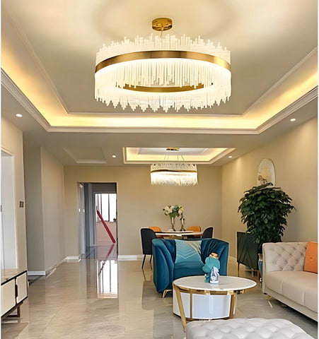Wilmer Crown Crystal Chandelier