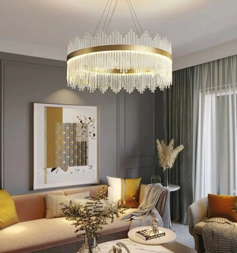 Wilmer Crown Crystal Chandelier