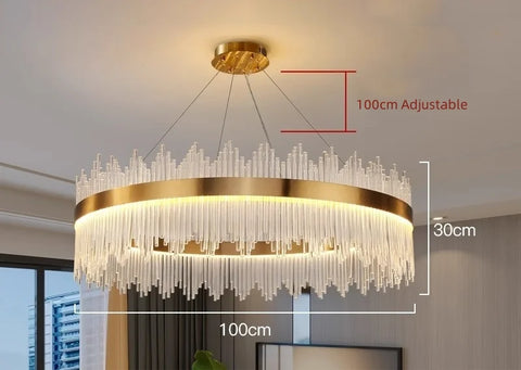 Wilmer Crown Crystal Chandelier