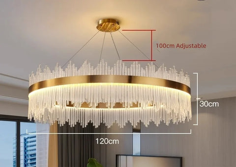 Wilmer Crown Crystal Chandelier