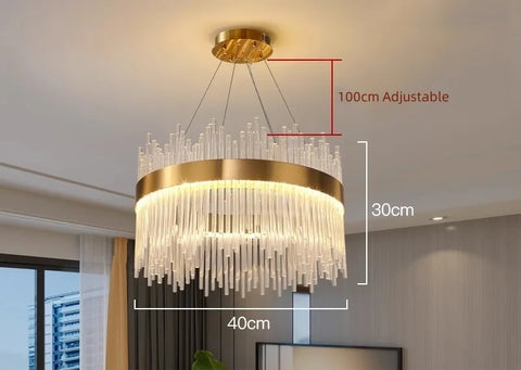 Wilmer Crown Crystal Chandelier