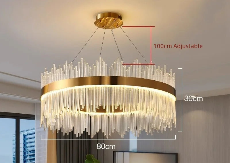 Wilmer Crown Crystal Chandelier