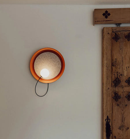 Wire Wall Lamp