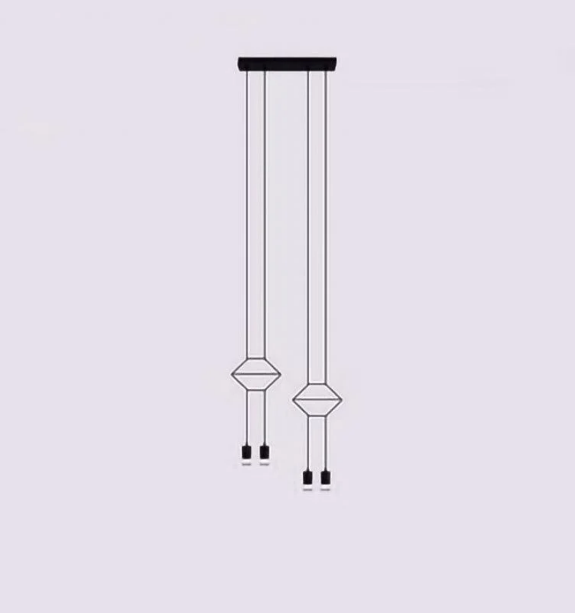 Wireflow 2D Hanging lamp