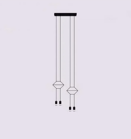 Wireflow 2D Hanging lamp