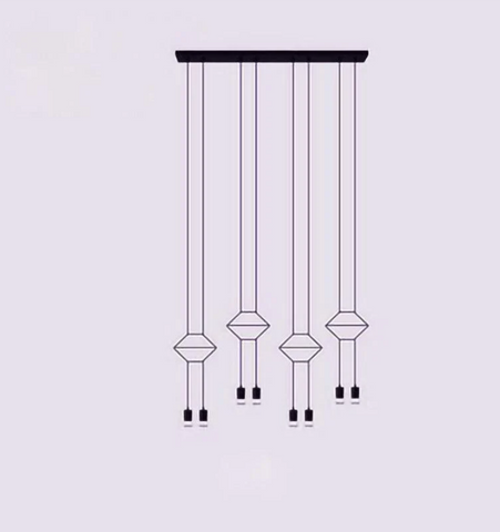 Wireflow 2D Hanging lamp