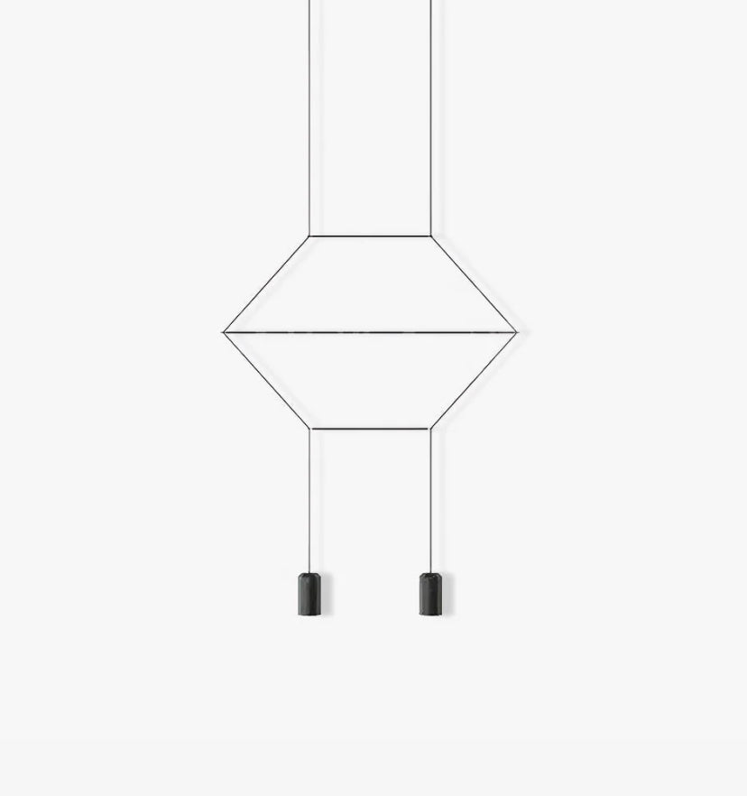 Wireflow 2D Hanging lamp