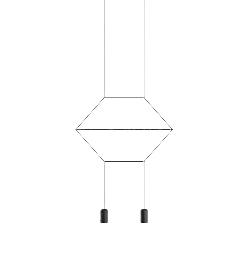 Wireflow 2D Hanging lamp
